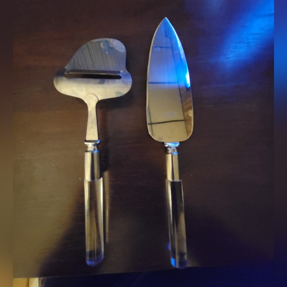 Pair Of Frontier Forge Stainless Steel Serving Tools - Picture 3 of 4